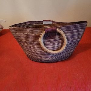 Weaved hemp tote